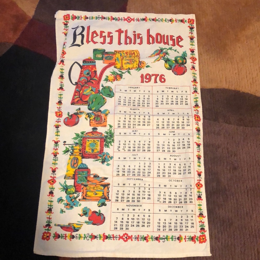 Vintage‎ tea towel